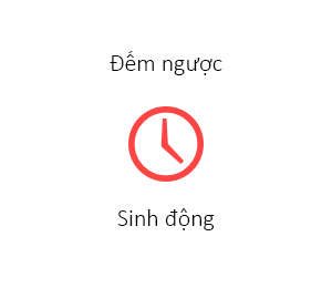 đếm ngược sinh động trên máy tính