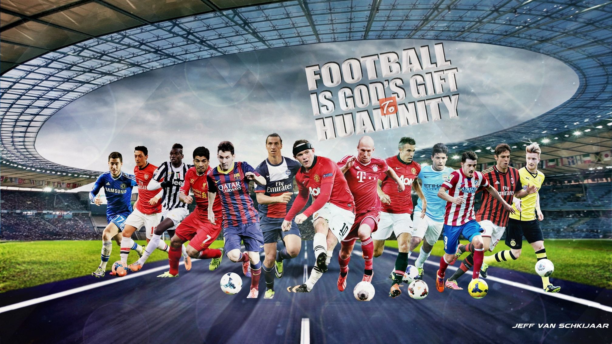 wallpaper of football